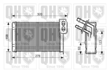 Теплообменник QUINTON HAZELL QHR2065