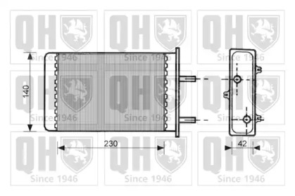 Теплообменник QUINTON HAZELL QHR2066