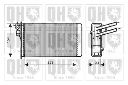 Теплообменник QUINTON HAZELL QHR2071