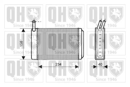 Теплообменник QUINTON HAZELL QHR2073