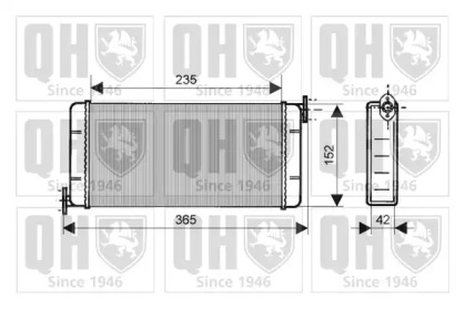 Теплообменник QUINTON HAZELL QHR2114