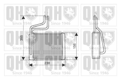 Теплообменник QUINTON HAZELL QHR2139