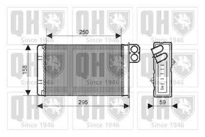 Теплообменник QUINTON HAZELL QHR2142