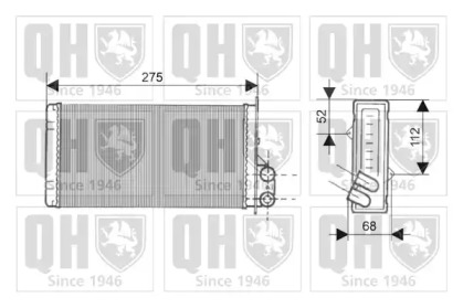 Теплообменник QUINTON HAZELL QHR2145