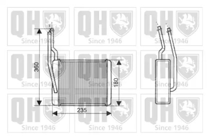 Теплообменник QUINTON HAZELL QHR2148