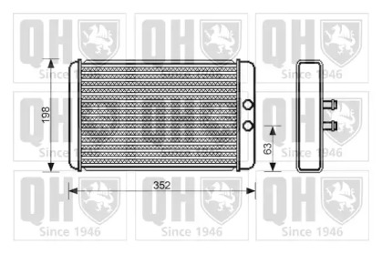 Теплообменник QUINTON HAZELL QHR2165