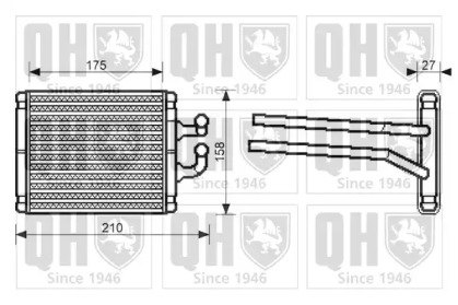 Теплообменник QUINTON HAZELL QHR2209