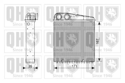 Теплообменник QUINTON HAZELL QHR2223