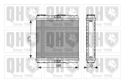 Теплообменник QUINTON HAZELL QHR2226