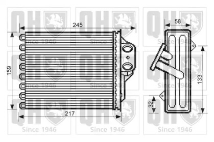 Теплообменник QUINTON HAZELL QHR2241