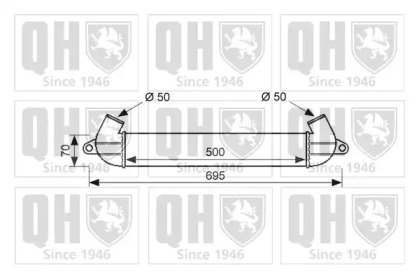 Теплообменник QUINTON HAZELL QIC114