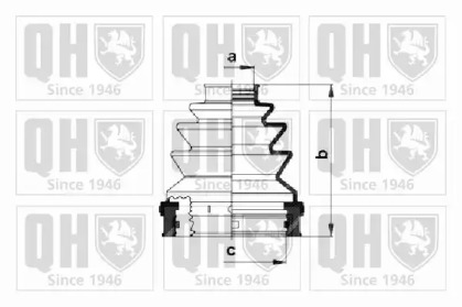 Комплект пыльника QUINTON HAZELL QJB1010