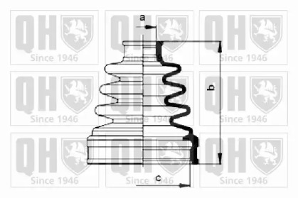 Комплект пыльника QUINTON HAZELL QJB1020