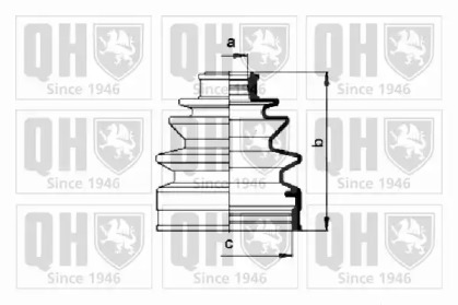 Комплект пыльника QUINTON HAZELL QJB1043