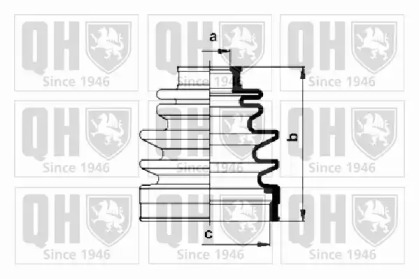 Комплект пыльника QUINTON HAZELL QJB105