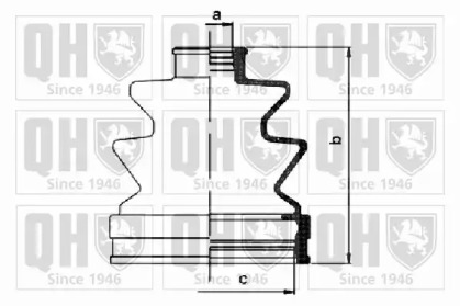 Комплект пыльника QUINTON HAZELL QJB1054