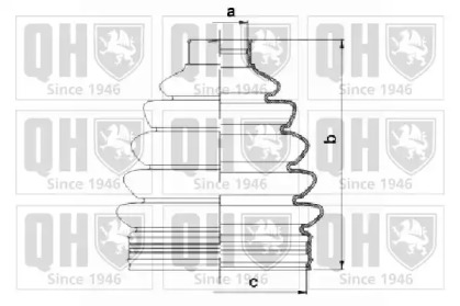 Комплект пыльника QUINTON HAZELL QJB1063