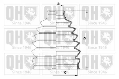 Комплект пыльника QUINTON HAZELL QJB1076