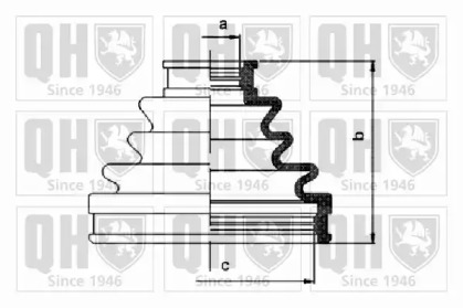 Комплект пыльника QUINTON HAZELL QJB1087