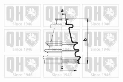 Комплект пыльника QUINTON HAZELL QJB109