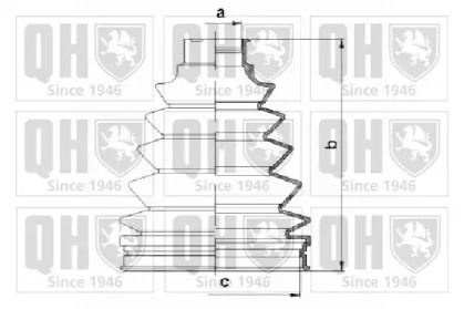 Комплект пыльника QUINTON HAZELL QJB1093