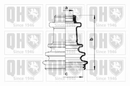 Комплект пыльника QUINTON HAZELL QJB110