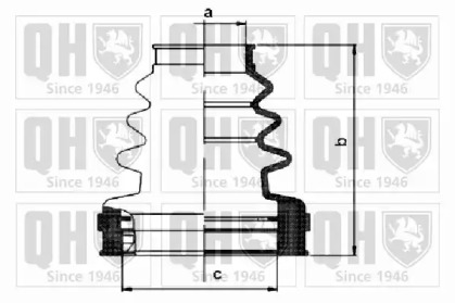 Комплект пыльника QUINTON HAZELL QJB1106