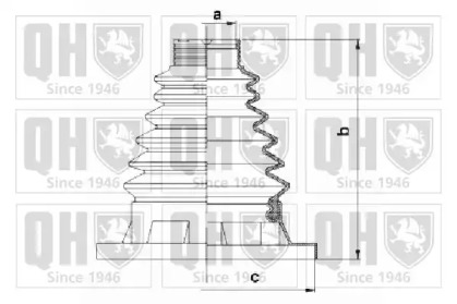 Комплект пыльника QUINTON HAZELL QJB1116
