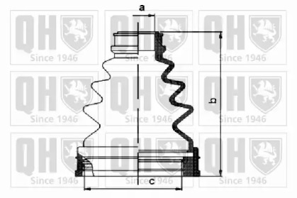 Комплект пыльника QUINTON HAZELL QJB1125