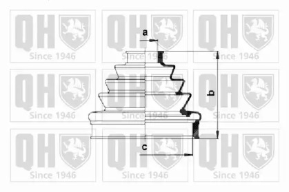 Комплект пыльника QUINTON HAZELL QJB116