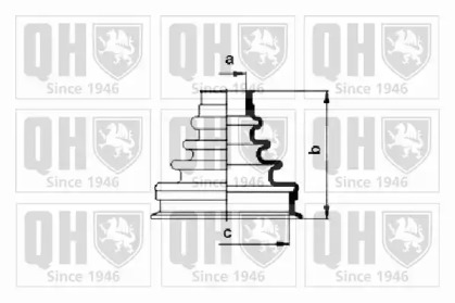 Комплект пыльника QUINTON HAZELL QJB120