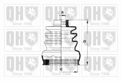 Комплект пыльника QUINTON HAZELL QJB162