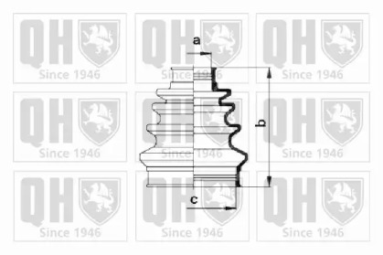 Комплект пыльника QUINTON HAZELL QJB174