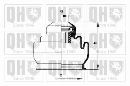 Комплект пыльника QUINTON HAZELL QJB176