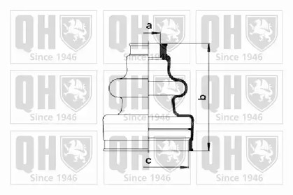 Комплект пыльника QUINTON HAZELL QJB191