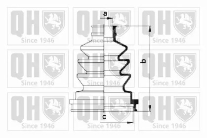 Комплект пыльника QUINTON HAZELL QJB194