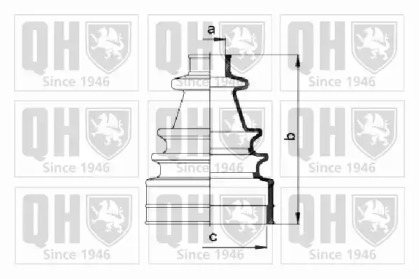 Комплект пыльника QUINTON HAZELL QJB197