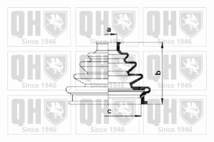 Комплект пыльника QUINTON HAZELL QJB2239