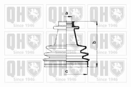 Комплект пыльника QUINTON HAZELL QJB2265