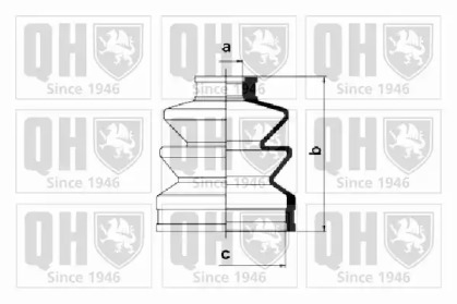 Комплект пыльника QUINTON HAZELL QJB242