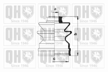 Комплект пыльника QUINTON HAZELL QJB243