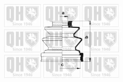 Комплект пыльника QUINTON HAZELL QJB253