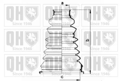 Комплект пыльника QUINTON HAZELL QJB2548
