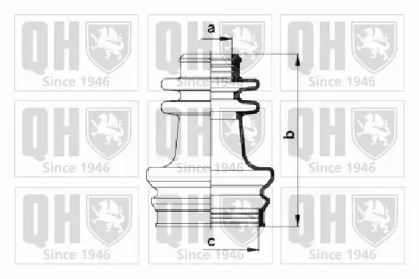 Комплект пыльника QUINTON HAZELL QJB255