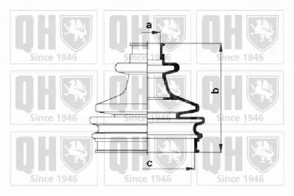 Комплект пыльника QUINTON HAZELL QJB258