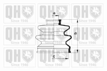 Комплект пыльника QUINTON HAZELL QJB2600