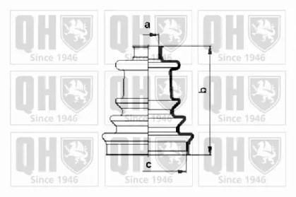 Комплект пыльника QUINTON HAZELL QJB2712