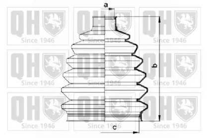 Комплект пыльника QUINTON HAZELL QJB2715