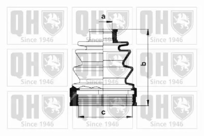 Комплект пыльника QUINTON HAZELL QJB272