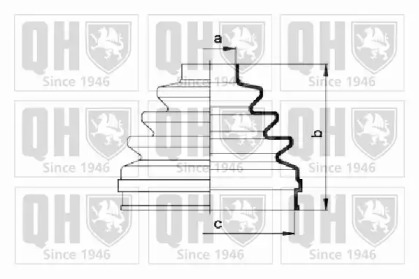 Комплект пыльника QUINTON HAZELL QJB2724